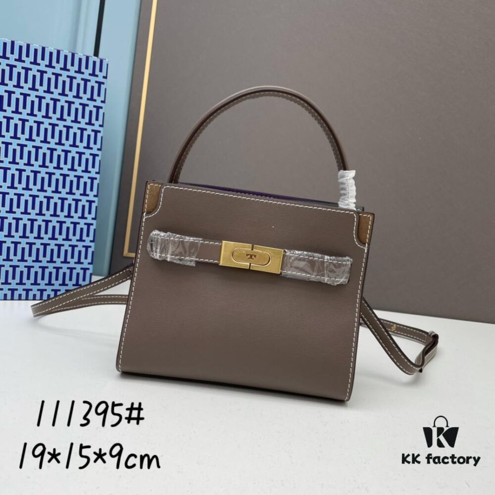 6930af946e68136f4d9ad45f Small Black TORY BURCH LEE RADZIWILL PETITE DOUBLE BAG Mini Bag