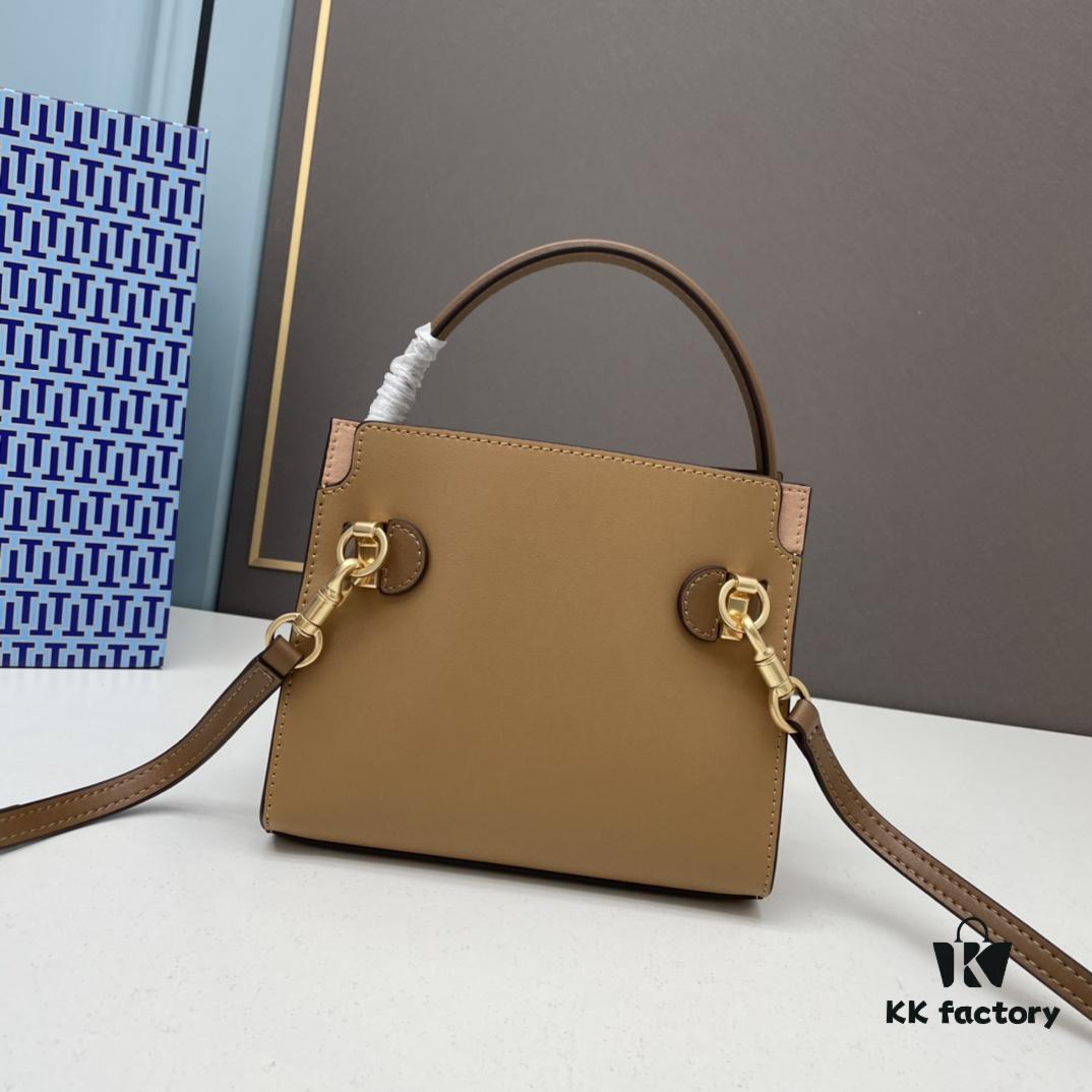 6930af976e68136f4d9ad465 Small Black TORY BURCH LEE RADZIWILL PETITE DOUBLE BAG Mini Bag