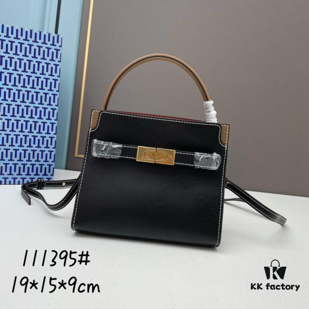 6930afa06e68136f4d9ad479 Mini Black TORY BURCH LEE RADZIWILL PETITE DOUBLE BAG