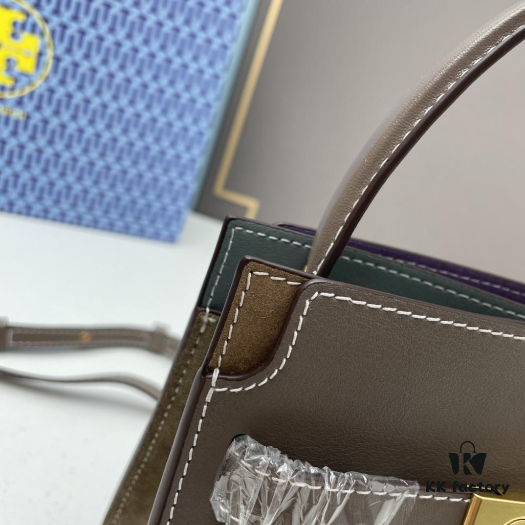 6930afa46e68136f4d9ad481 Small Black TORY BURCH LEE RADZIWILL PETITE DOUBLE BAG Mini Bag