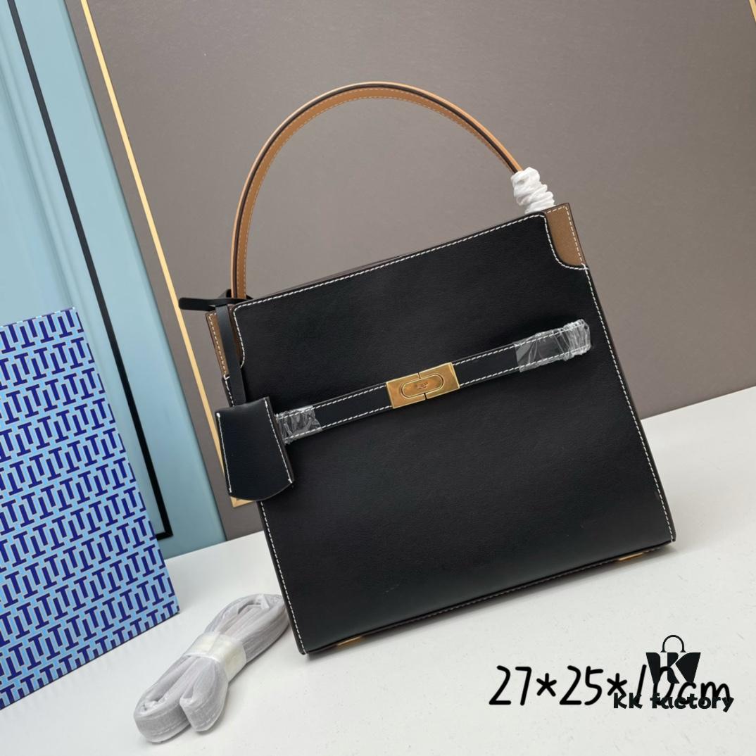 Large [Black] TORY BURCH LEE RADZIWILL PETITE DOUBLE BAG Mini Bag