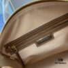 6930afbe6e68136f4d9ad4ba Large TORY BURCH T Monogram Mini Jacquard Barrel Bag in Hazelnut Brown