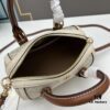 Tory Burch T Monogram Mini Jacquard Barrel Bag in Hazelnut Brown