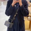 6930afec6e68136f4d9ad51b Tory Burch New Kira Cosmetic Box Bag, Soft and Durable Calfskin with Quilted Diamond Stitching, Detachable Strap for Shoulder, Crossbody or Handheld Wear