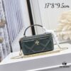 6930afef6e68136f4d9ad51f Tory Burch New Kira Cosmetic Box Bag, Soft and Durable Calfskin with Diamond Quilting, Detachable Strap, Double T Logo Hardware