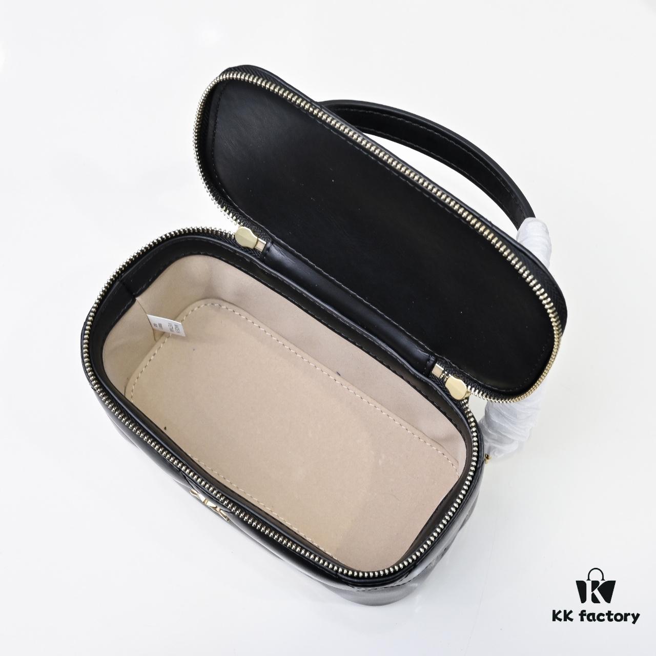 6930aff26e68136f4d9ad525 Tory Burch New Kira Makeup Box Bag, Soft and Durable Calfskin with Quilted Diamond Stitching, Detachable Strap for Crossbody, Shoulder or Handheld Wear