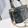 6930affc6e68136f4d9ad536 Tory Burch New Kira Cosmetic Box Bag, Soft and Durable Calfskin with Diamond Quilting, Detachable Strap, Double T Logo Hardware