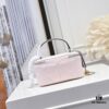 6930affc6e68136f4d9ad539 Tory Burch New Kira Cosmetic Box Bag, Soft and Durable Calfskin with Quilted Diamond Stitching, Detachable Strap for Crossbody, Shoulder or Handheld Wear