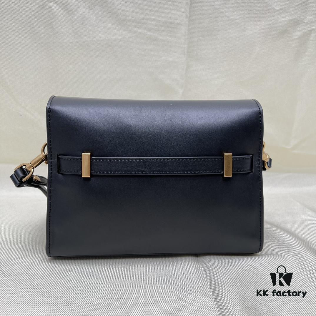 6930b0096e68136f4d9ad550 TORY BURCH Lee Radziwill Crossbody Shoulder Bag Genuine Top-Grain Leather Item No. 158720 Size 24×8.5×17.3