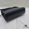 6930b0096e68136f4d9ad551 TORY BURCH Lee Radziwill Crossbody Shoulder Bag Genuine Top-Grain Leather Item No. 158720 Size 24×8.5×17.3