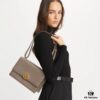 Authentic Quality [New Item, Attention to Detail, Guaranteed Genuine Leather] TORY BURCH Miller Style Accordion Bag