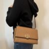 Authentic Quality [New Item, Attention to Detail, Guaranteed Genuine Leather] TORY BURCH Miller Style Accordion Bag