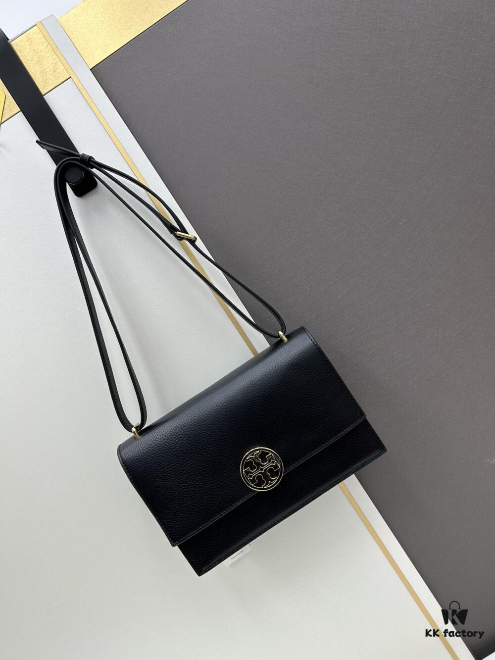 Original Quality [New Item, Attention to Detail, Guaranteed Genuine Leather] TORY BURCH Miller Style Accordion Bag