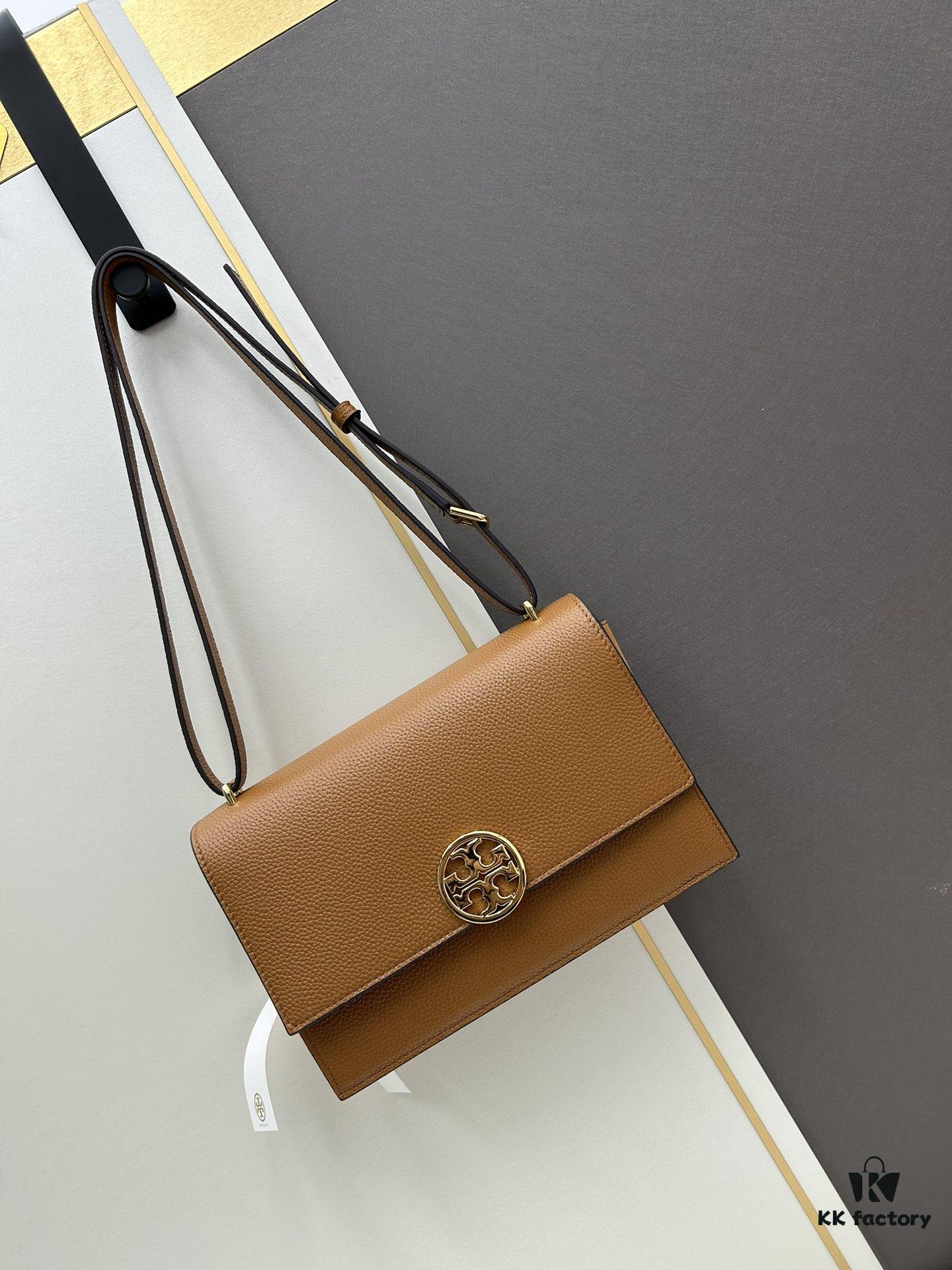 Original Quality [New Item, Attention to Detail, Guaranteed Genuine Leather] TORY BURCH Miller Style Accordion Bag
