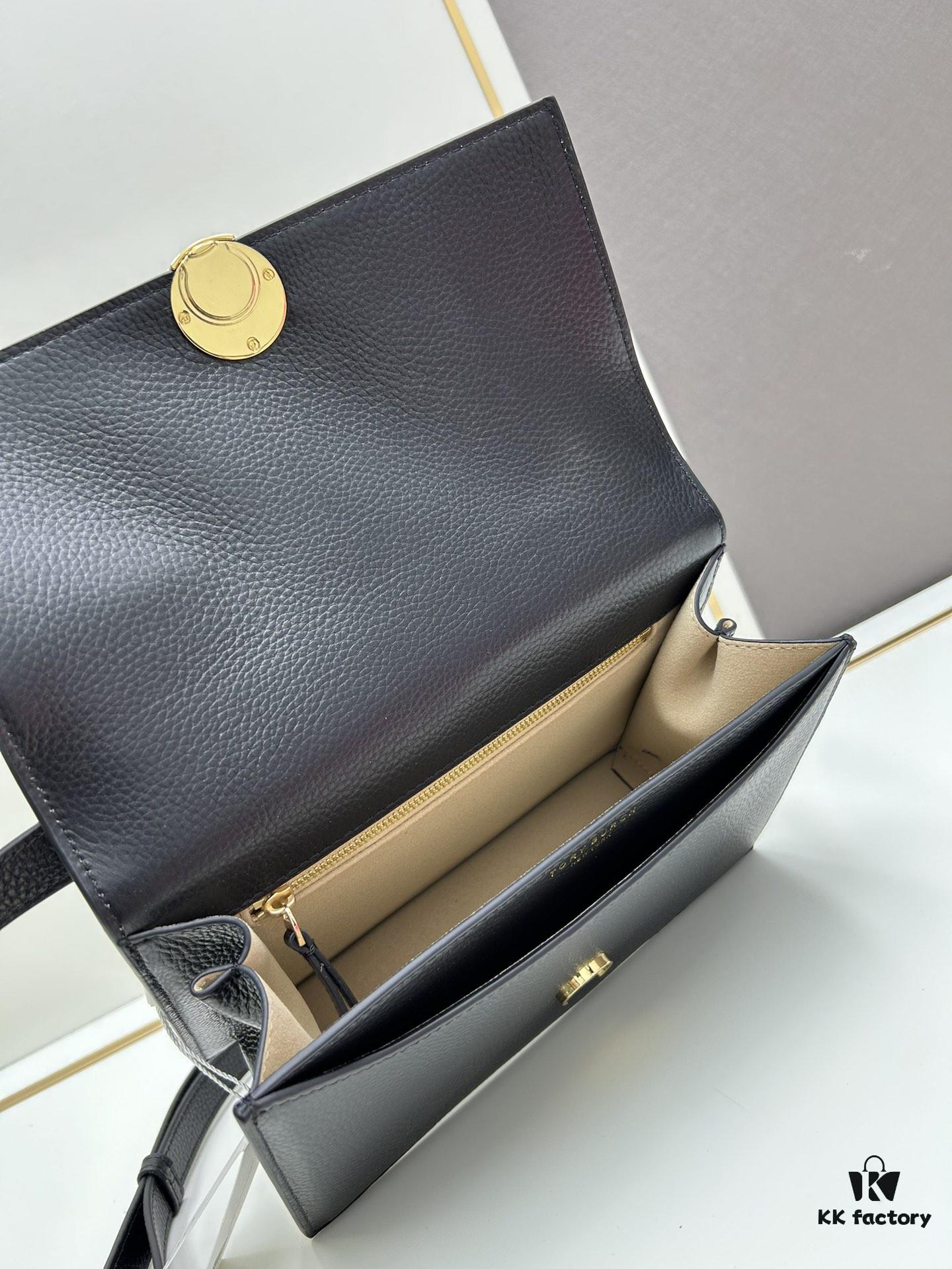 Original Quality [New Item, Attention to Detail, Guaranteed Genuine Leather] TORY BURCH Miller Accordion Bag
