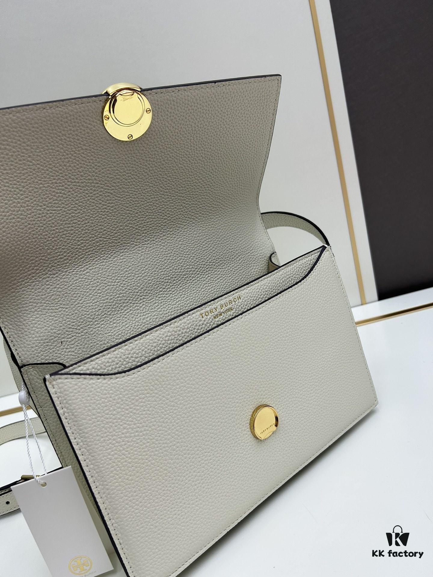Original Quality [New Item, Attention to Detail, Guaranteed Genuine Leather] TORY BURCH Miller Style Accordion Bag