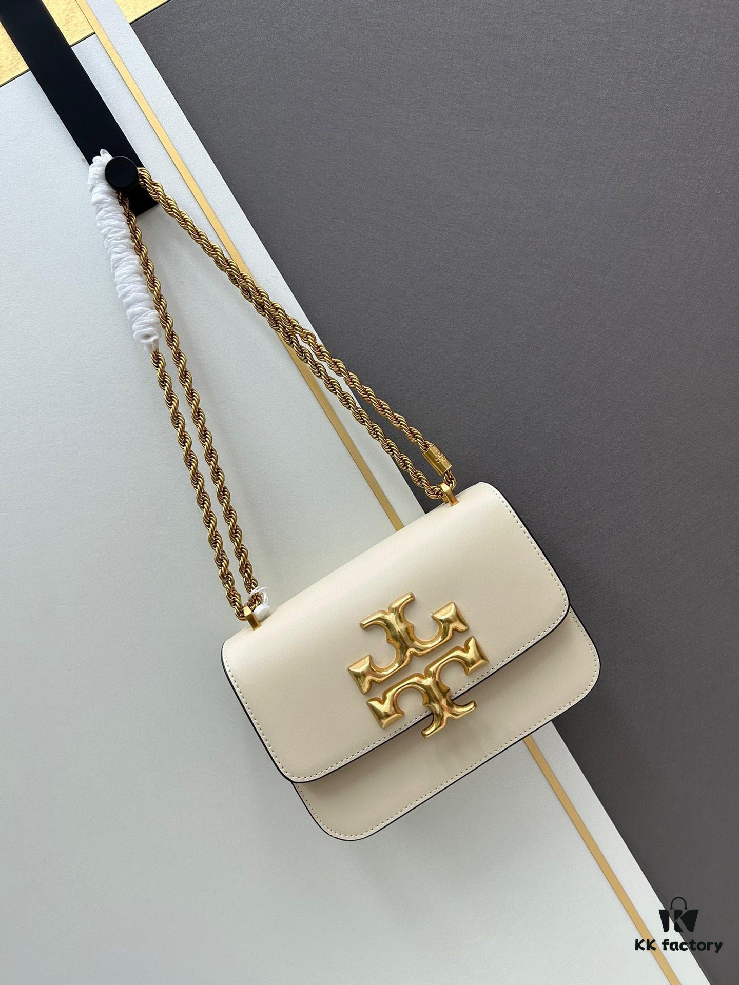 Original Quality [Full Leather Series, New Arrival with Attention to Detail] Tory Burch Eleanor Small Convertible Shoulder Bag