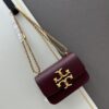 Original Quality [Full Leather Series, New Arrival with Attention to Detail] Tory Burch Eleanor Small Convertible Shoulder Bag, New Tofu Bag Style