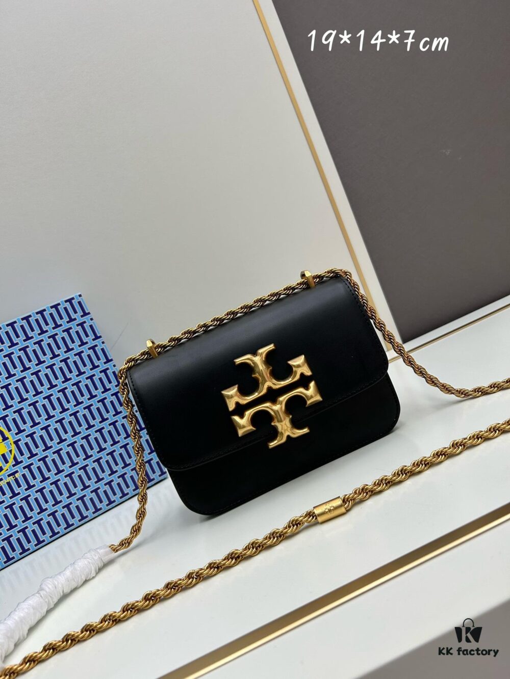 Original Quality [Full Leather Series, New Arrival with Attention to Detail] Tory Burch Eleanor Small Convertible Shoulder Bag