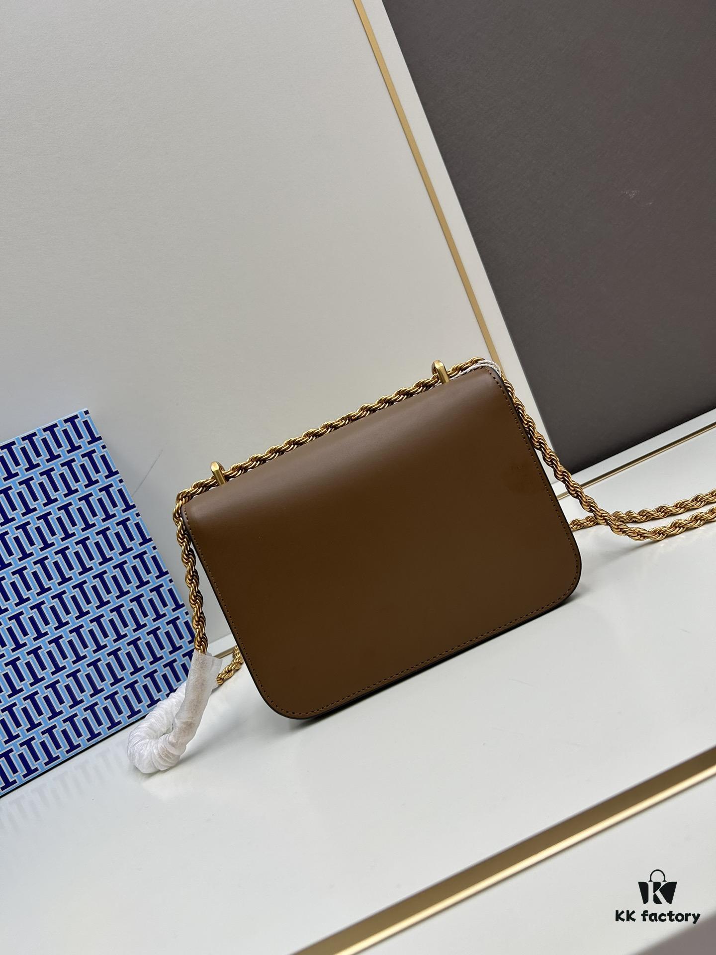 Original Quality [Full Leather Series, New Arrival with Attention to Detail] Tory Burch Eleanor Small Convertible Shoulder Bag