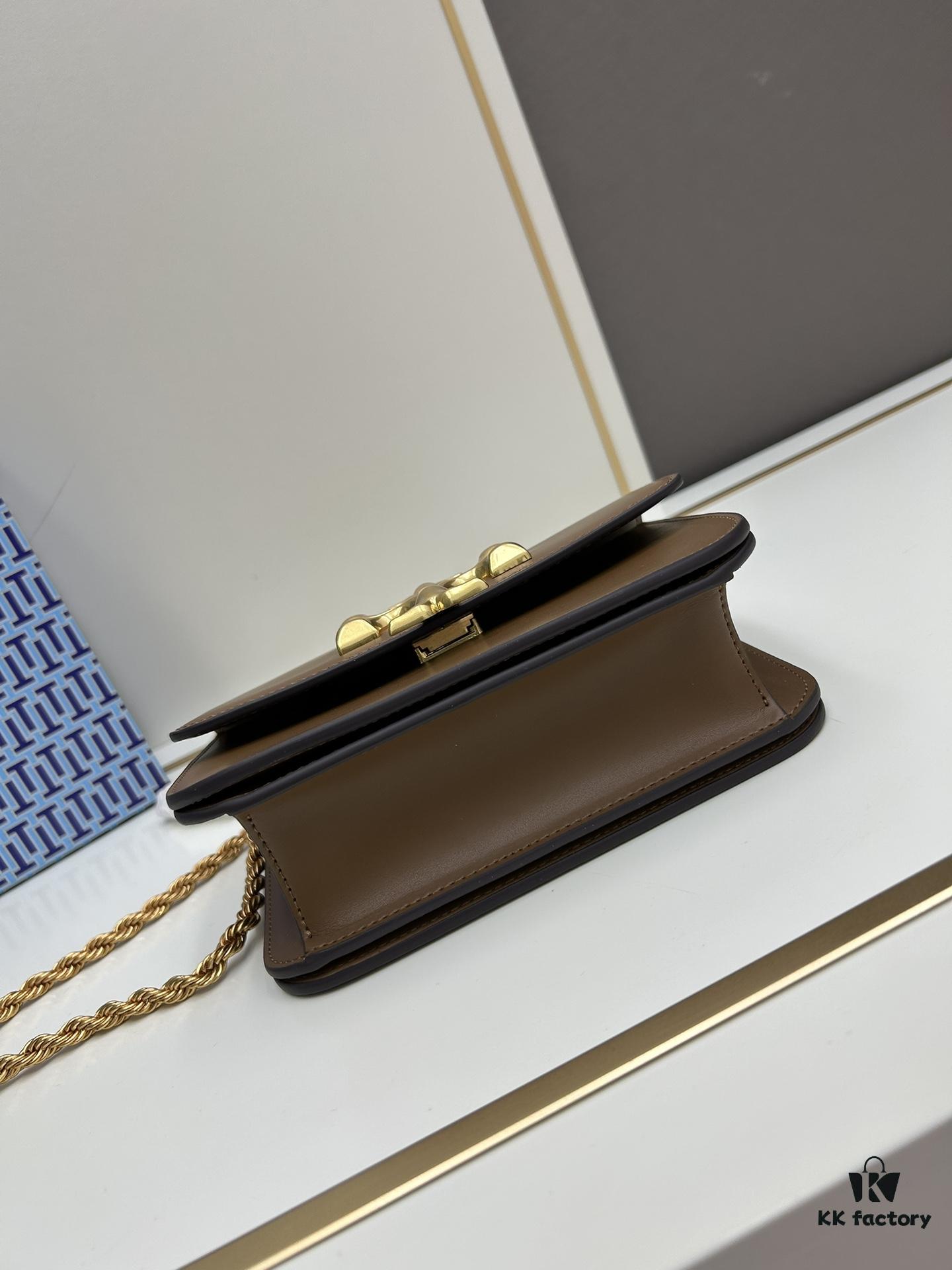 Original Quality [Full Leather Series, New Arrival with Attention to Detail] Tory Burch Eleanor Small Convertible Shoulder Bag