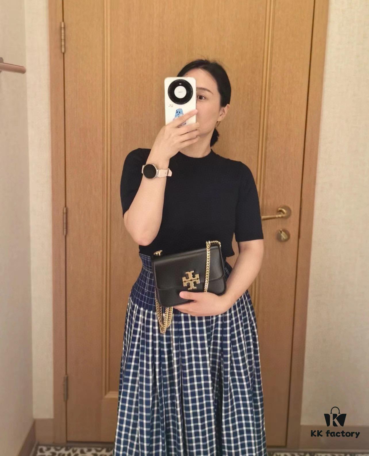 Original Quality [Full Genuine Leather Series, New Arrival with Attention to Detail] TORY BURCH Box Bag