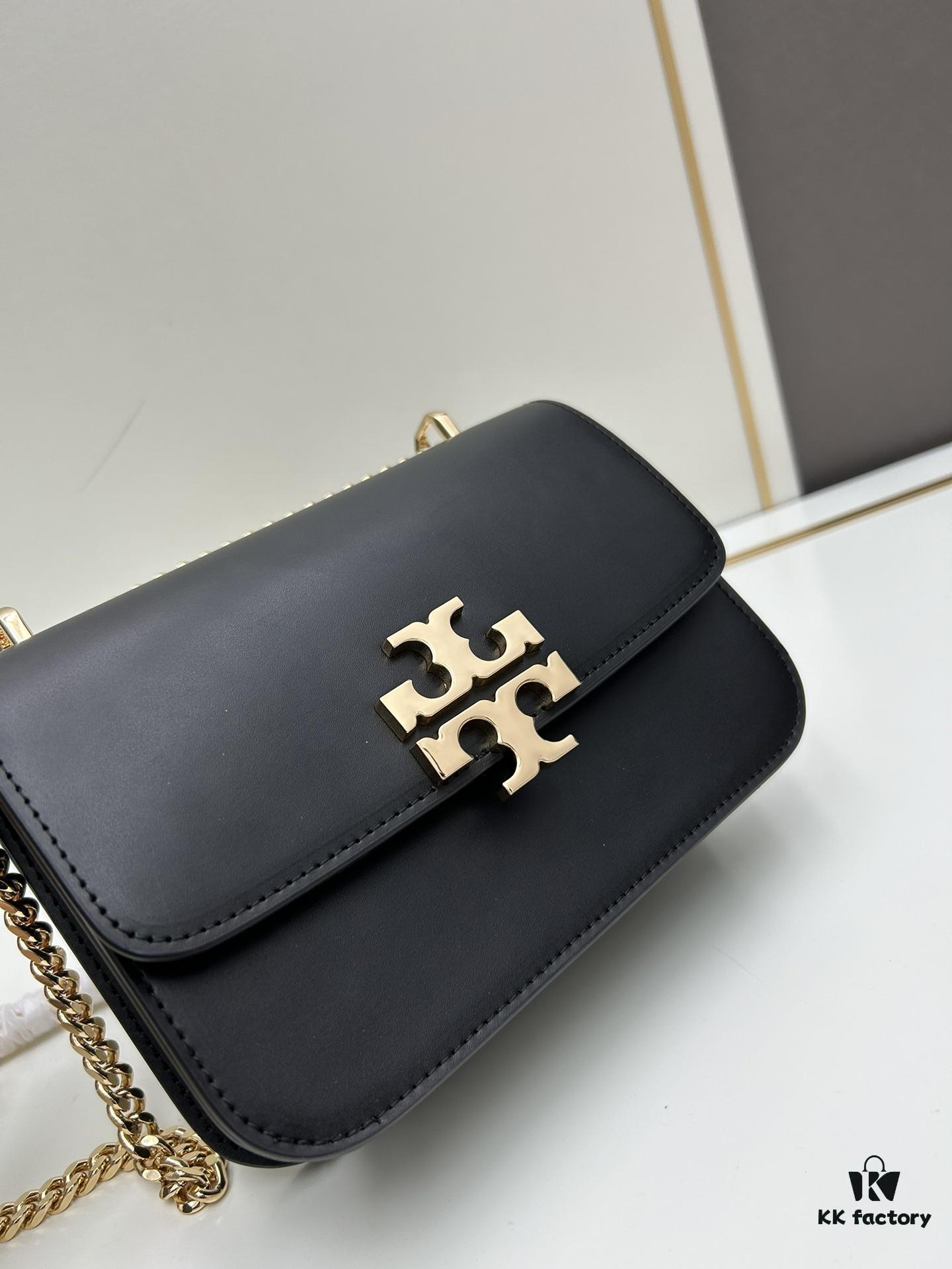 Original Quality [Full Genuine Leather Series, New Arrival with Attention to Detail] TORY BURCH Theysken's Town Small Leather Bag
