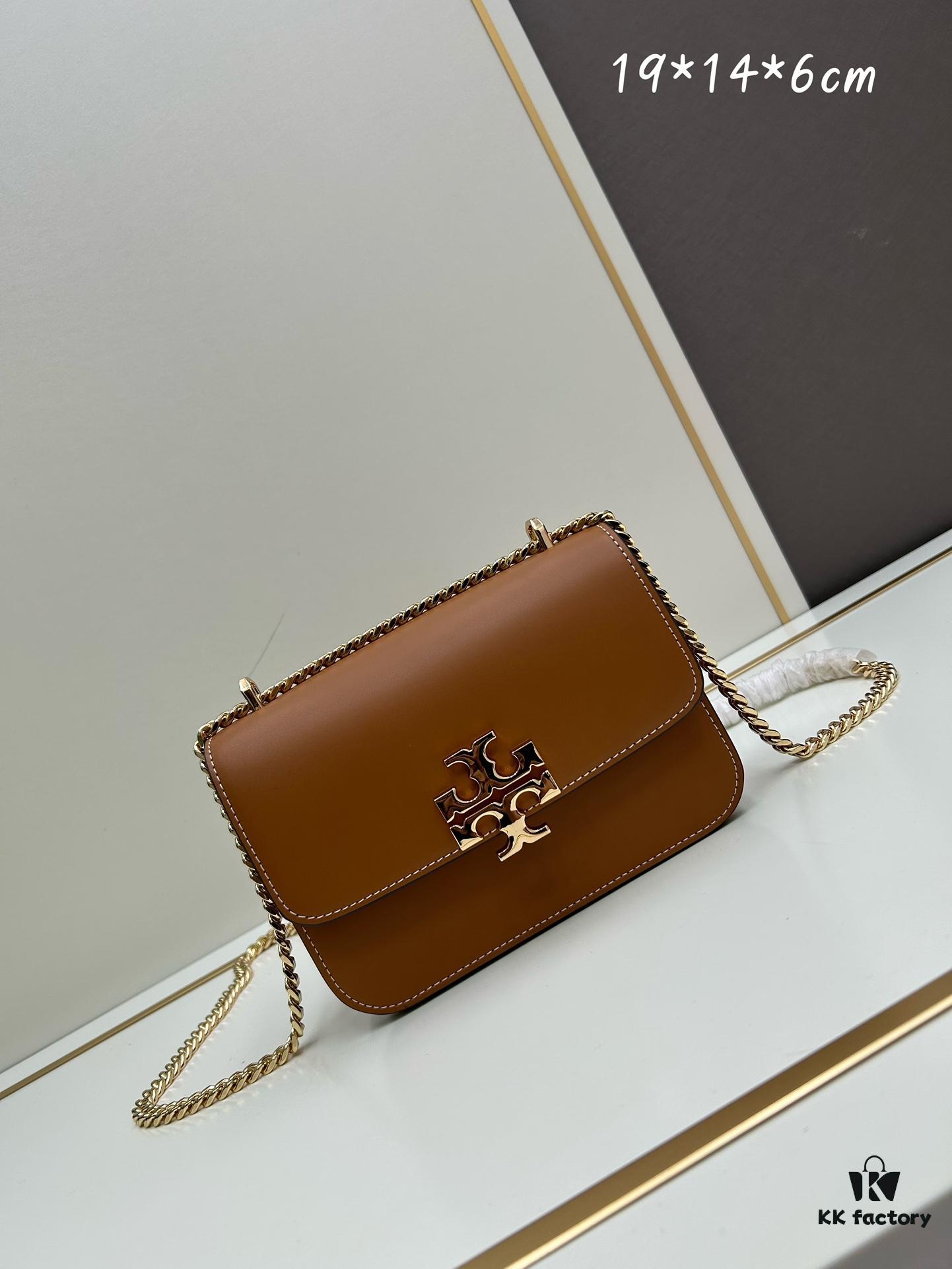 Original Quality [Full Genuine Leather Series, New Arrival with Attention to Detail] TORY BURCH Theysken's Bluff Bag