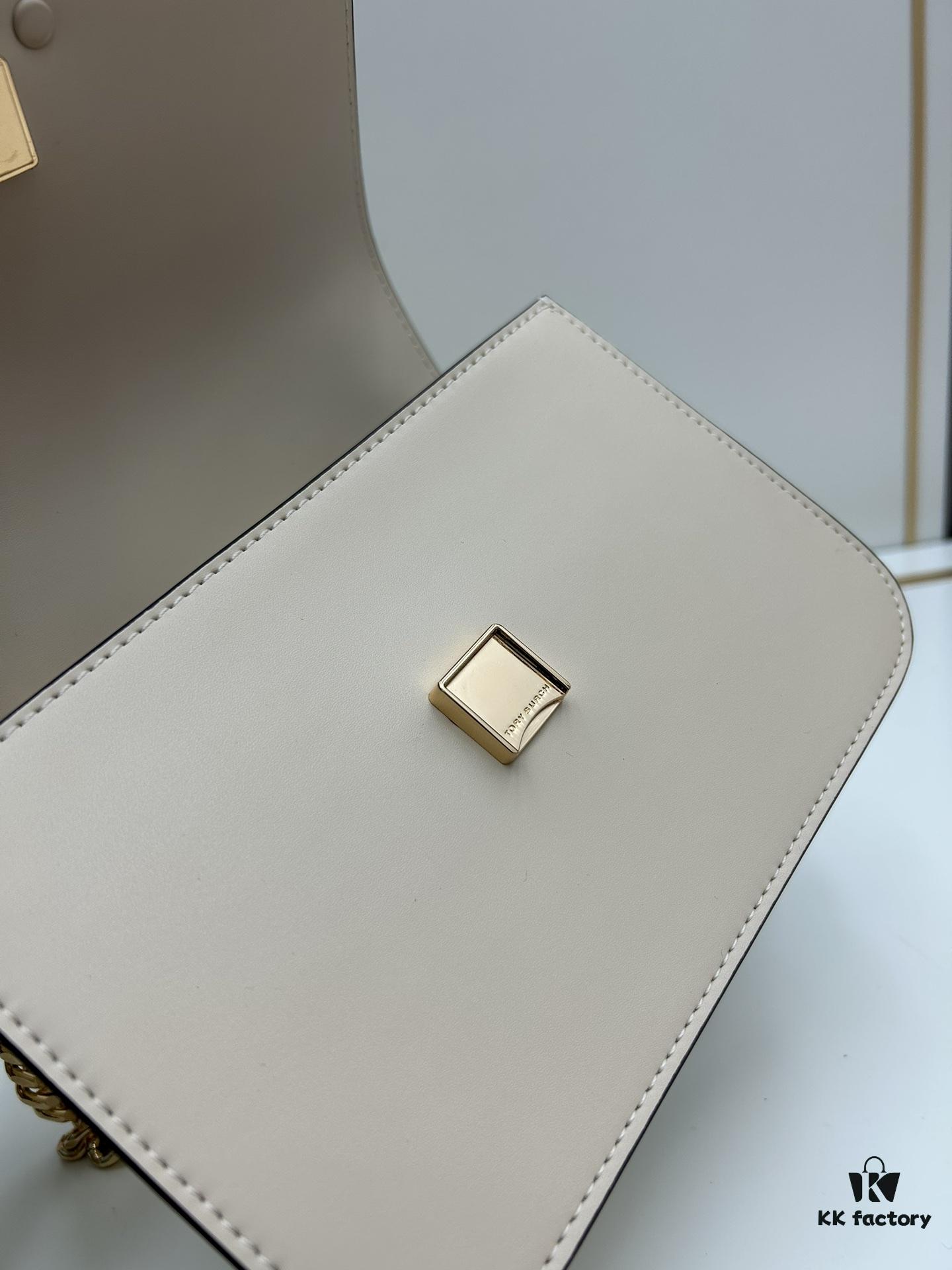 Original Quality [Full Genuine Leather Series, New Arrival with Attention to Detail] TORY BURCH The Lee Radziwill Bag