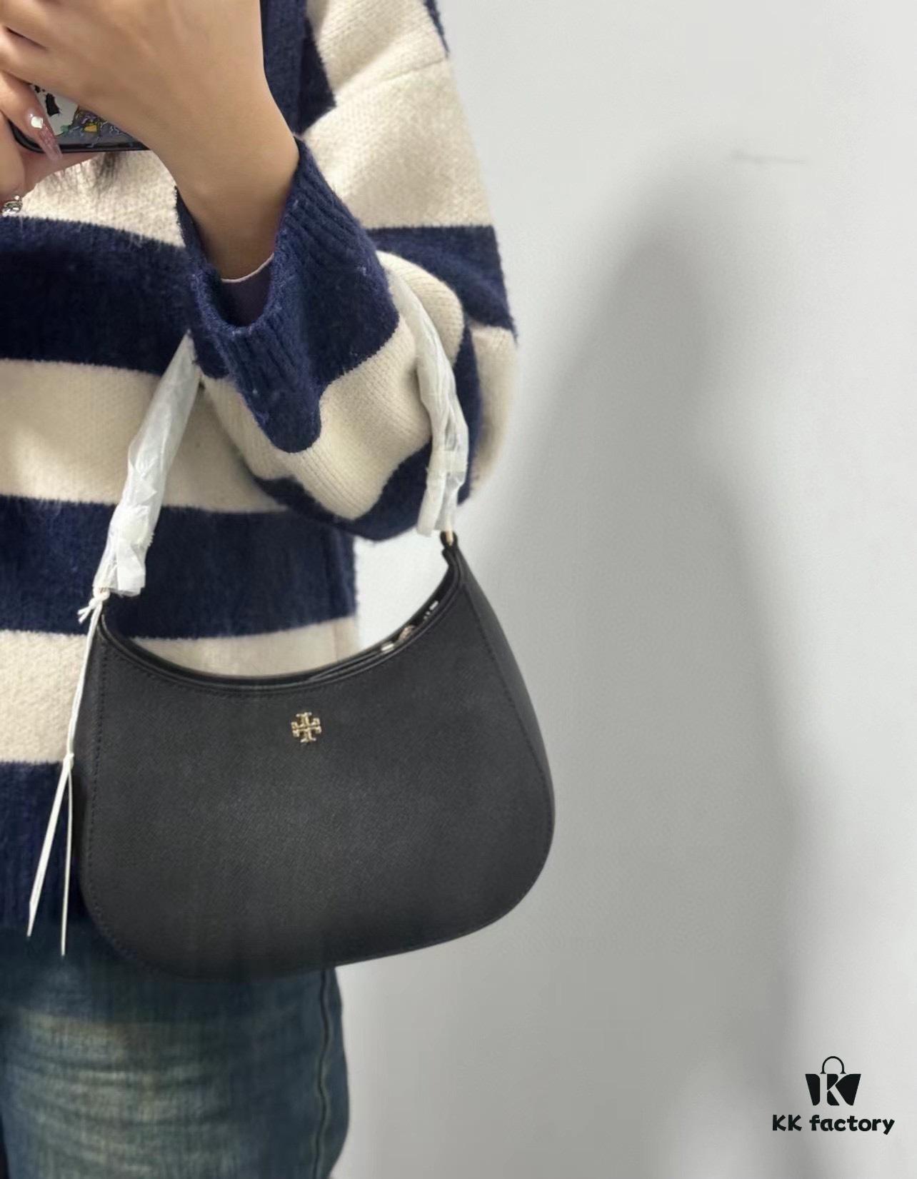 6930b05b6e68136f4d9ad5db Tory Burch Emerson Series New Arrival Crossbody Bag in Full Leather with Quilted Calfskin
