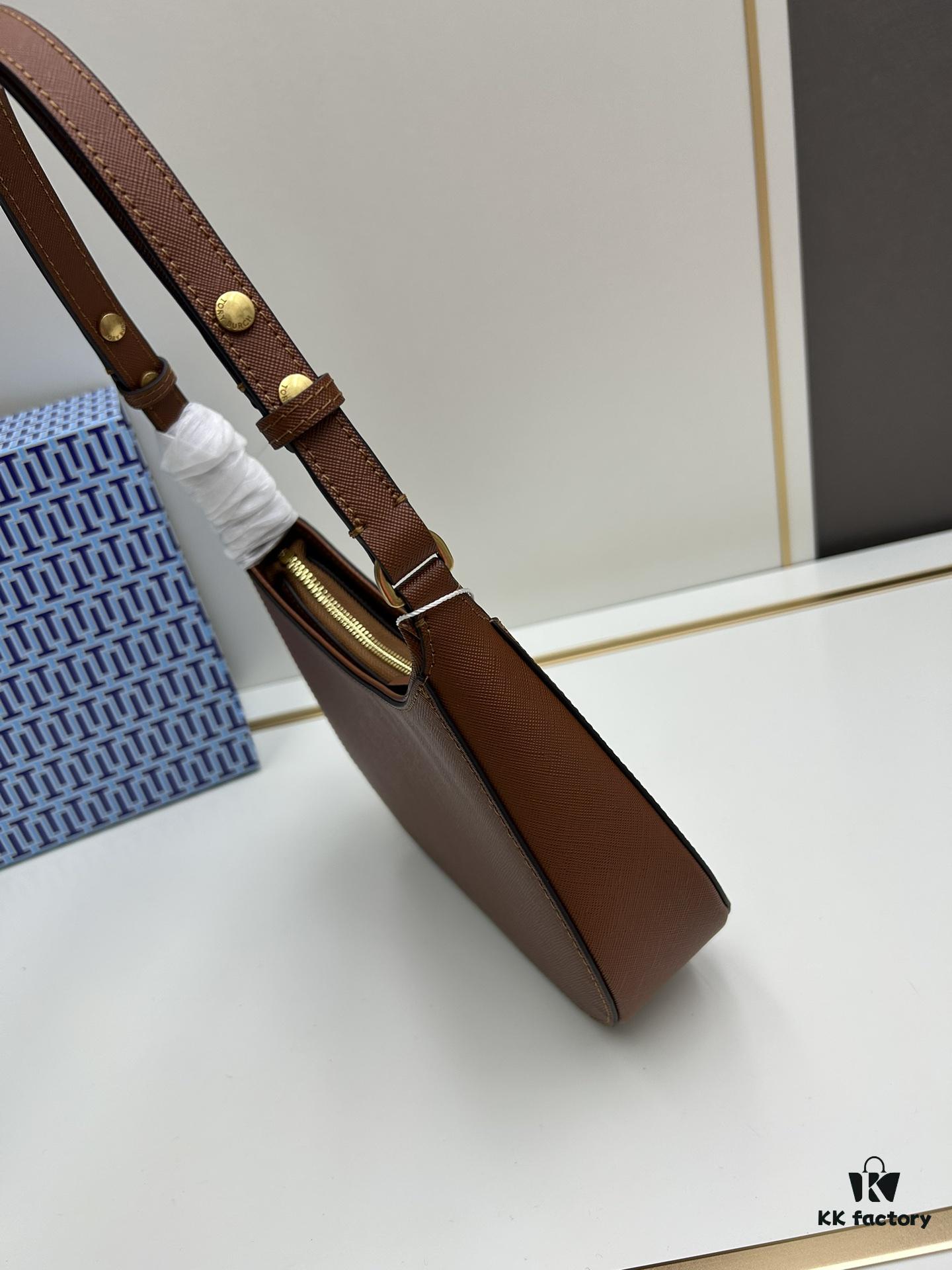6930b0696e68136f4d9ad5f3 Tory Burch Emerson Series New Arrival Crossbody Bag, Full Leather Collection, Pebbled Calfskin, Adjustable Strap, Compact and Stylish