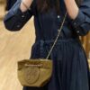 6930b0806e68136f4d9ad61d Tory Burch Ella Small Nylon Crossbody Bag – Lightweight Recycled Nylon with Woven Chain Strap
