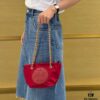 6930b0886e68136f4d9ad62f Tory Burch Ella Mini Chain Crossbody Bag – Lightweight Recycled Nylon Design with Woven Strap