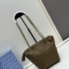 Tory Burch Ella Small Nylon Crossbody Bag – Lightweight Regenerated Nylon with Woven Chain Strap