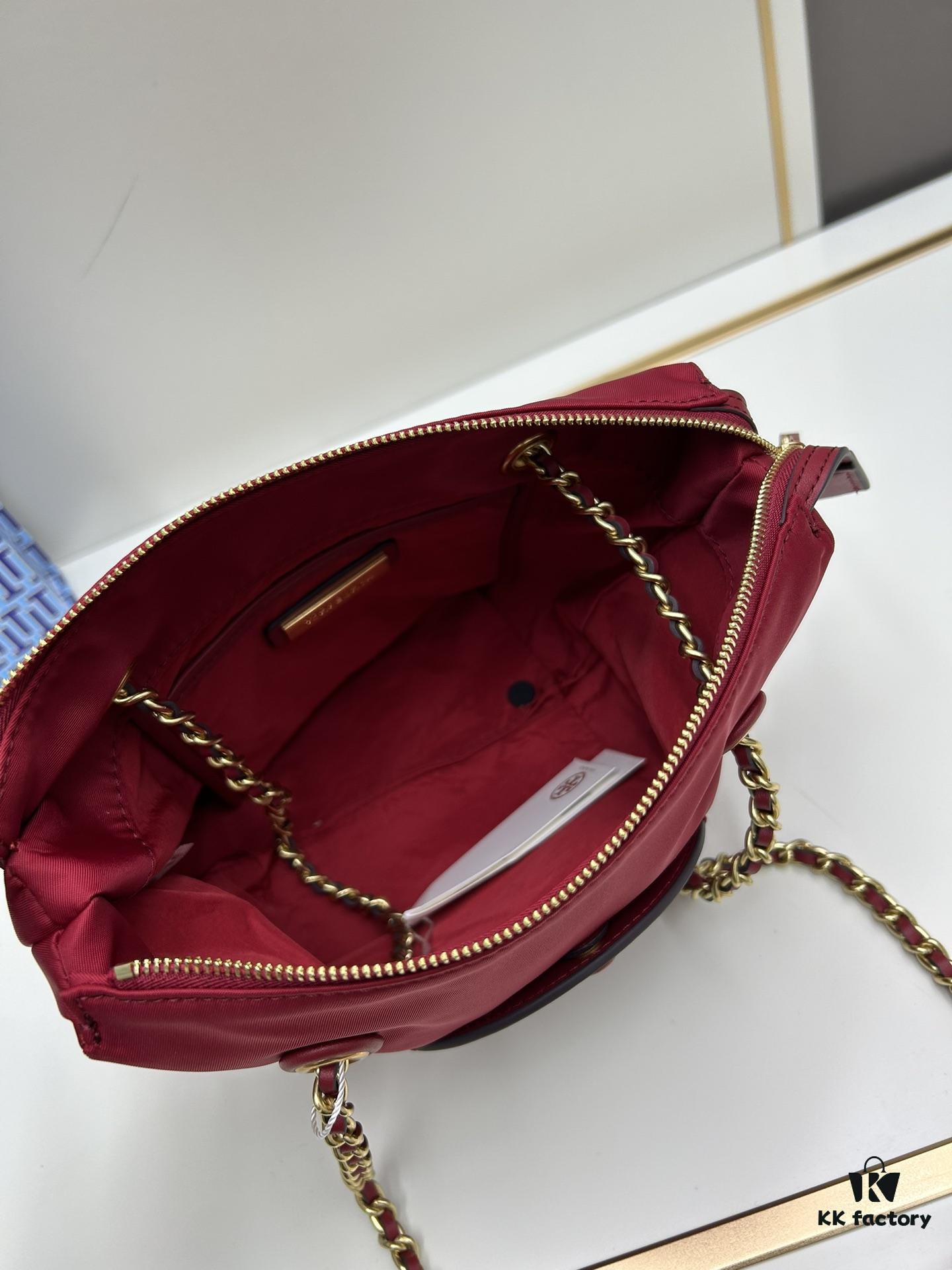 6930b09a6e68136f4d9ad64d Tory Burch Ella Mini Crossbody Bag in Recycled Nylon – Lightweight and Stylish