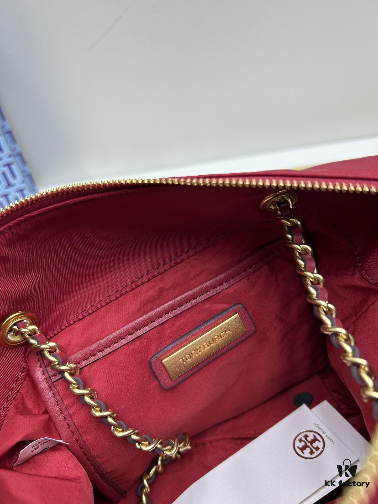 6930b09a6e68136f4d9ad64f Tory Burch Ella Mini Crossbody Bag in Recycled Nylon – Lightweight and Stylish