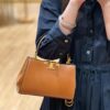Authentic Quality [Full Genuine Leather Series, New Arrival with Attention to Detail] Tory Burch Eleanor Leather Handbag