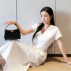 Authentic Quality [Full Genuine Leather Series, New Arrival with Attention to Detail] Tory Burch Eleanor Leather Handbag