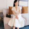 Authentic Quality [Full Genuine Leather Series, New Arrival with Attention to Detail] Tory Burch Eleanor Leather Handbag