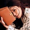 Authentic Quality [Full Genuine Leather Series, New Arrival with Attention to Detail] Tory Burch Eleanor Leather Handbag with Luxurious Suede Trims