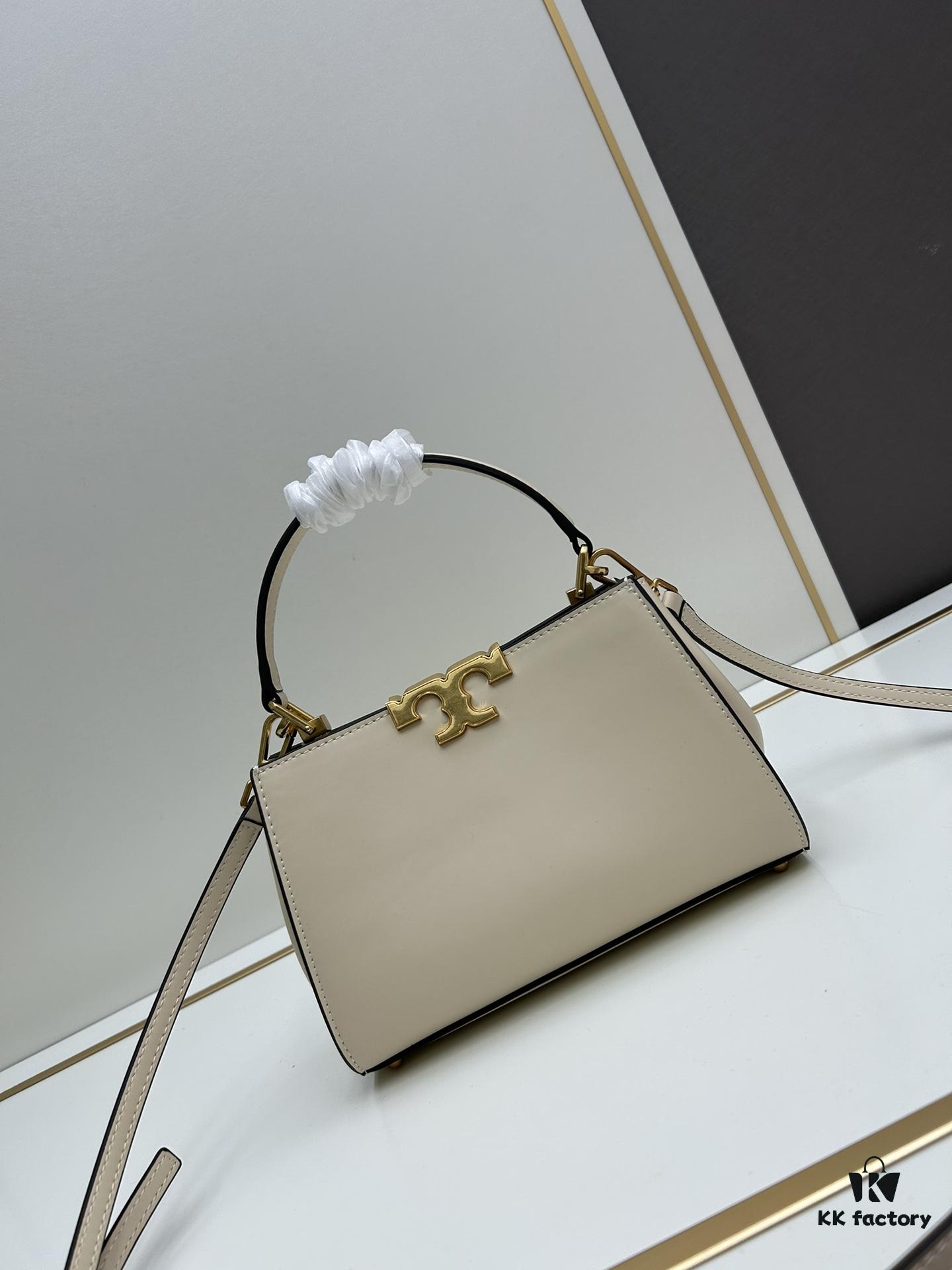 Authentic Quality [Full Genuine Leather Series, New Arrival with Attention to Detail] Tory Burch Eleanor Leather Handbag