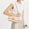 Original Quality [Full Genuine Leather Series, New Arrival with Attention to Detail] [Wide Black Version] #TORYBURCH# Eleanor New Tofu Bag