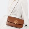 Original Quality [Full Genuine Leather Series, New Arrival with Attention to Detail] [Wide Black Version] #TORYBURCH# Eleanor New Tofu Bag