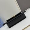 Authentic Quality [Full Genuine Leather Series, New Arrival with Attention to Detail] [Wide Black Version] #TORYBURCH# Eleanor New Tofu Bag