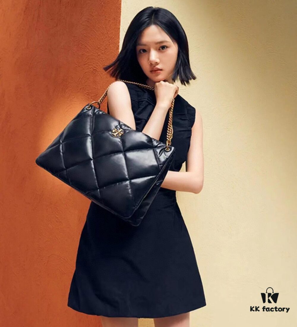 6930b0db6e68136f4d9ad6ba Tory Burch | New Arrival Kira Quilted Diamond-Stitch Shoulder Bag