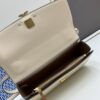 Original Quality [Full Leather Series, New Model with Attention to Detail] [Wide Black Version] #TORYBURCH# Eleanor New Tofu Bag