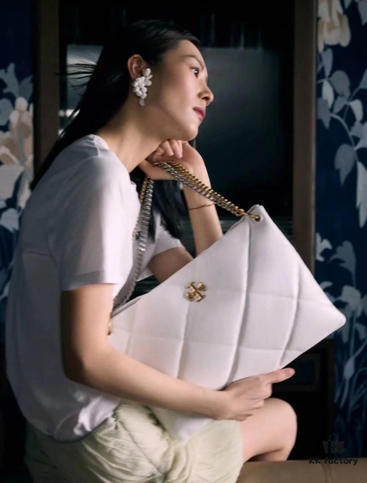 6930b0e16e68136f4d9ad6c7 Tory Burch | New Arrival Kira Quilted Diamond-Stitch Shoulder Bag
