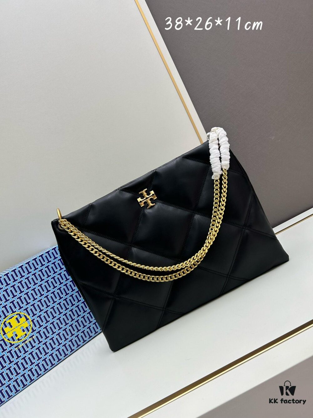6930b0e46e68136f4d9ad6cb Tory Burch | New Arrival Kira Diamond-Quilted Shoulder Bag