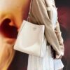 Original Quality [Full Genuine Leather Series, New Arrival with Attention to Detail] Tory Burch McGraw Hobo