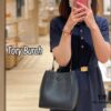 Original Quality [Full Genuine Leather Series, New Item with Attention to Detail] Tory Burch McGraw Hobo
